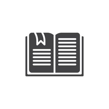 Yer imi vektör simgesiyle kitap