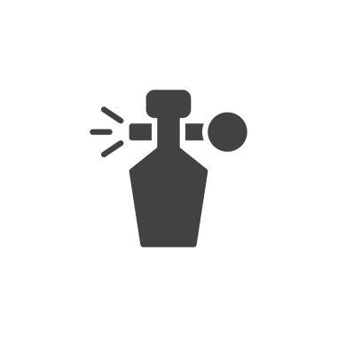 Retro deodorant şişe vektör simgesi