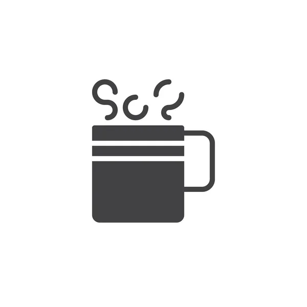 Ícone de vetor caneca de café quente —  Vetores de Stock