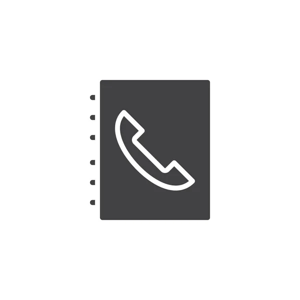 Telefonbuch-Vektorsymbol — Stockvektor