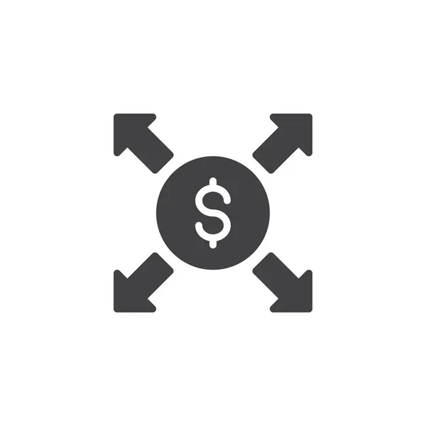 Financial Profits vector icon — Stock Vector