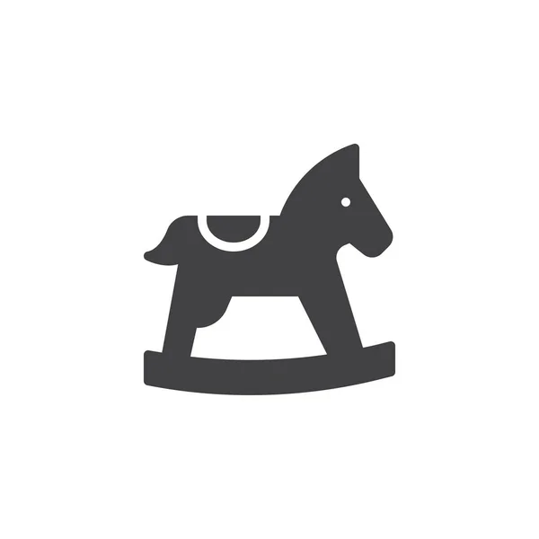 Векторна іконка коня-качалки — стоковий вектор