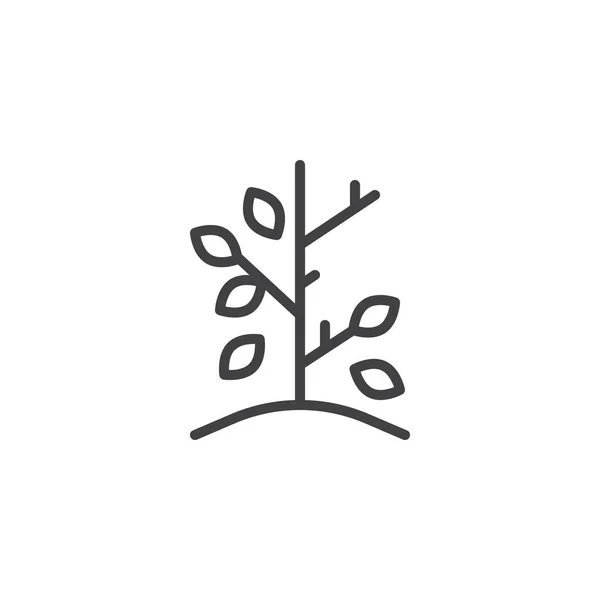 Symbolbild Herbstbaum — Stockvektor