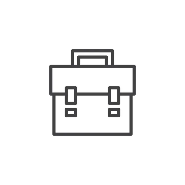 Briefcase outline icon — Stock Vector