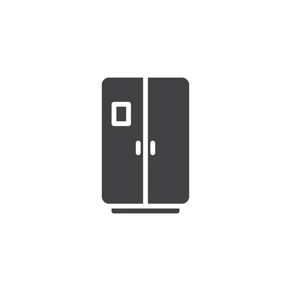 Zweikammer-Kühlschrank-Vektorsymbol — Stockvektor