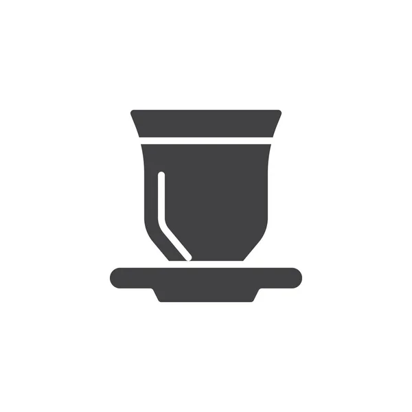 Кавова чашка Векторна піктограма — стоковий вектор