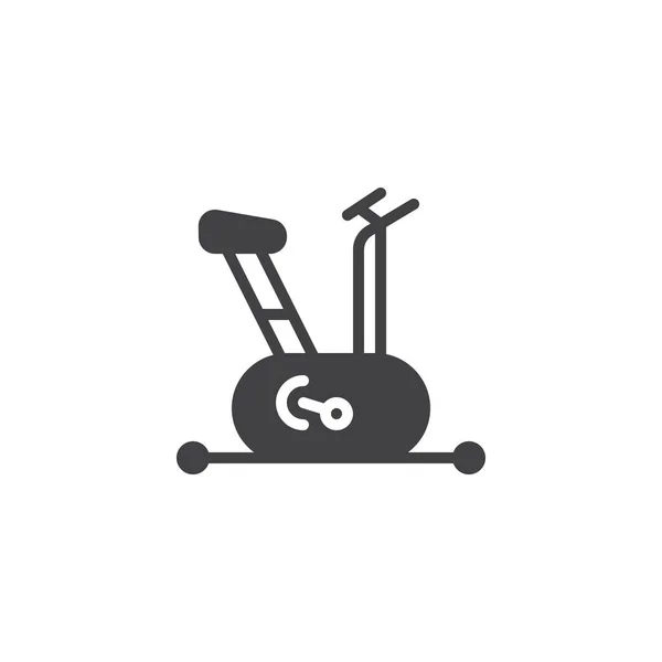 Значок Вектора Велосипеда Упражнений Заполненный Плоский Знак Мобильной Концепции Веб — стоковый вектор