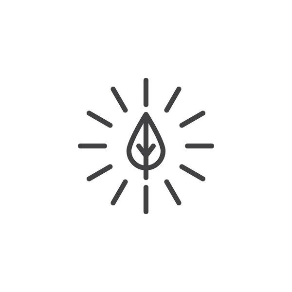 Leaf Nature outline icon