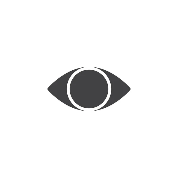 白内障の目のベクター アイコン モバイルの概念と Web デザインのフラット記号を記入しました 目をつぶって単純な固体のアイコン 検眼医のシンボル ロゴの図 ピクセル完璧なベクトル グラフィック — ストックベクタ