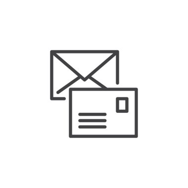 Zarf harf anahat simgesi