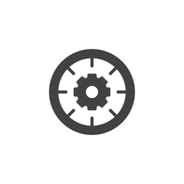 Saat vites vektör simgesi