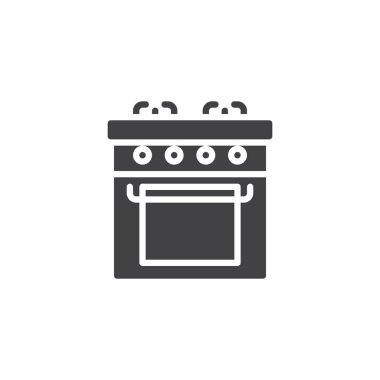 Gaz Soba vektör simgesi