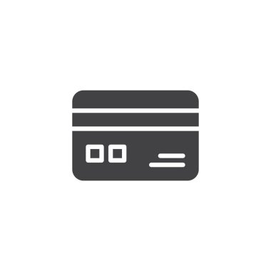 Kredi kartı vektör simgesi