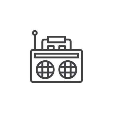Eski radyo anten anahat simgesi olan