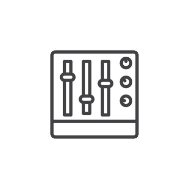 Ses karıştırıcı konsol anahat simgesini