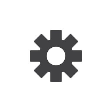 Vites ayarları vektör simgesi. Mobil kavramı ve web tasarım için düz işareti dolu. Yapılandırma basit katı simgesi. Sembol, logo illüstrasyon. Piksel mükemmel vektör grafikleri