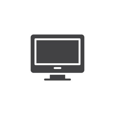 LED televizyon vektör simgesi