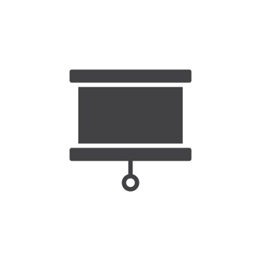 Sunum ekranı vektör simgesi