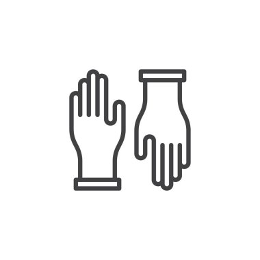 eldiven anahat simgesini