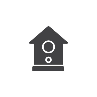 Kutusu vektör simge iç içe geçirme. Mobil kavramı ve web tasarım için düz işareti dolu. Kuş kutusu basit katı simgesi. Sembol, logo illüstrasyon. Piksel mükemmel vektör grafikleri