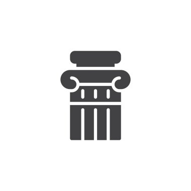 Antika ayağı vektör simgesi. Mobil kavramı ve web tasarım için düz işareti dolu. basit katı simgesi. Sembol, logo illüstrasyon. Piksel mükemmel vektör grafikleri