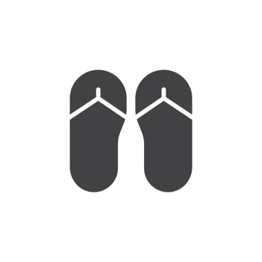 flip flops vektör simgesi