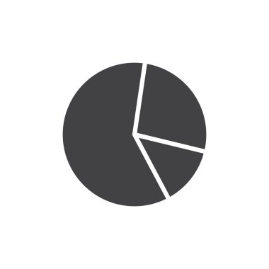 pasta grafiği vektör simgesi