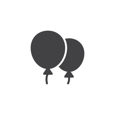 Parti balonları vektör simgesi