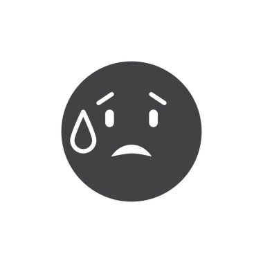 Mahcup ifade vektör simgesi