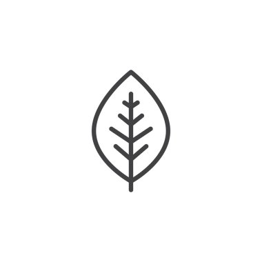 yaprak anahat simgesini