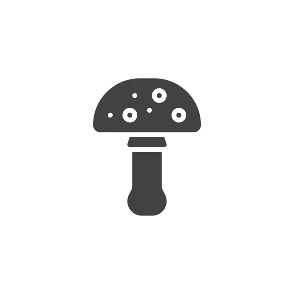 Mushroom vector icon — Stock Vector