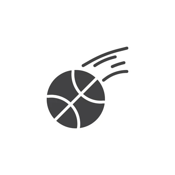 Basketball ball vector icon — Stock Vector