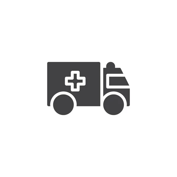 Ambulans vektör simgesi — Stok Vektör