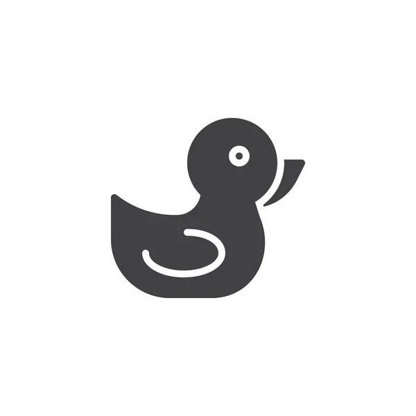 Vector de pato de baño icono — Vector de stock