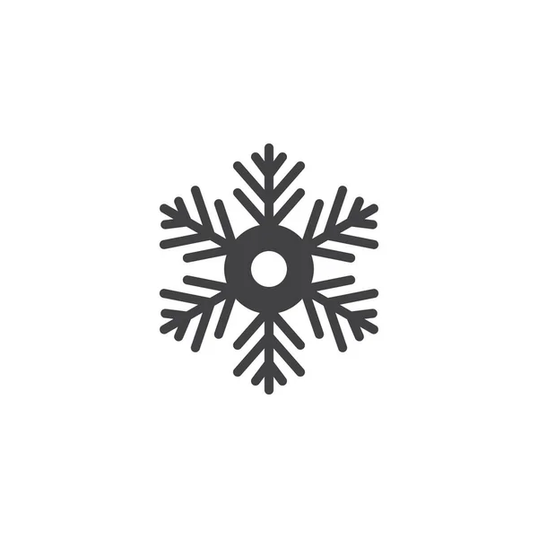 Значок Вектора Снежинки Заполненный Плоский Знак Мобильной Концепции Веб Дизайна — стоковый вектор