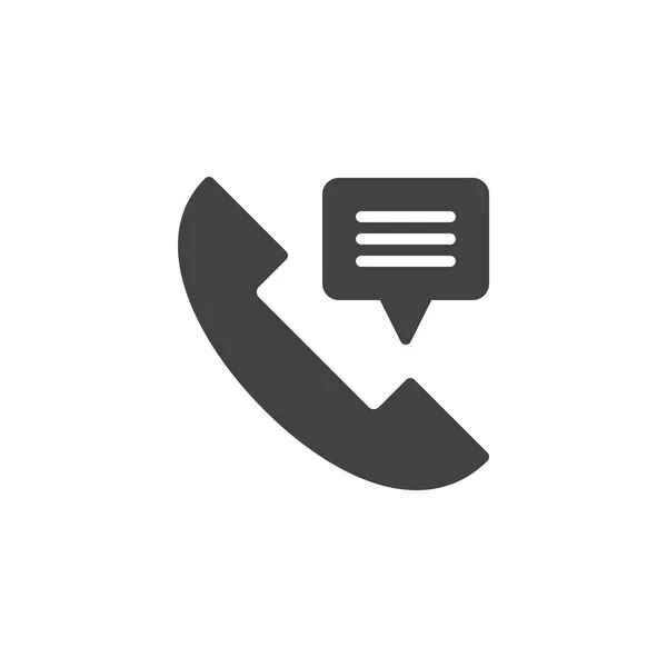 Receptor de telefone, entre em contato conosco ícone vetorial —  Vetores de Stock
