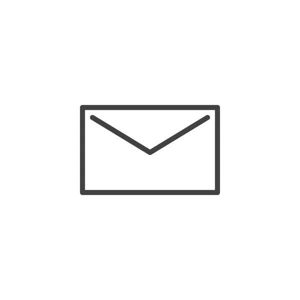 Envelop postpictogram overzicht — Stockvector