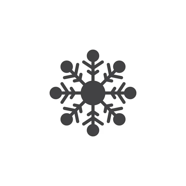 Copo Nieve Icono Vector Signo Plano Lleno Para Concepto Móvil — Archivo Imágenes Vectoriales