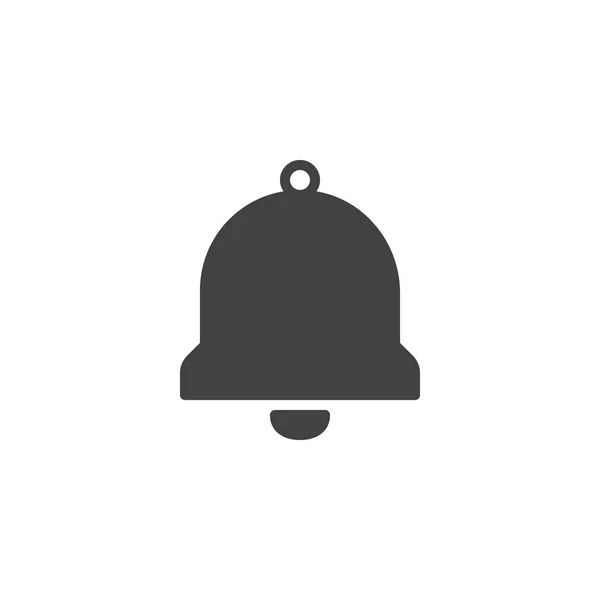 Ikona Alarmu Bell Wektor Wypełnione Płaskie Znak Dla Mobilnych Koncepcji — Wektor stockowy