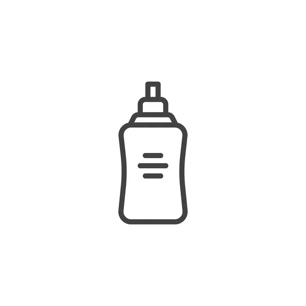 Sportflaschenumrandung Lineares Stilschild Für Mobiles Konzept Und Webdesign Trinkflasche Für — Stockvektor