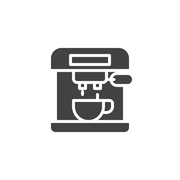 Kahve makinesi vektör simgesi — Stok Vektör