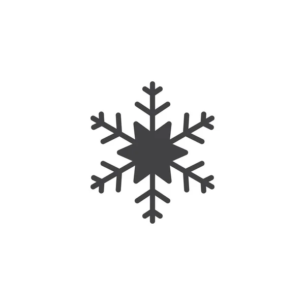 Значок Вектора Снежинки Заполненный Плоский Знак Мобильной Концепции Веб Дизайна — стоковый вектор