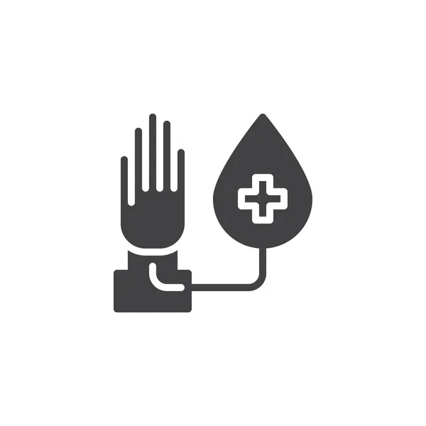 Ikona wektora transfuzji krwi — Wektor stockowy
