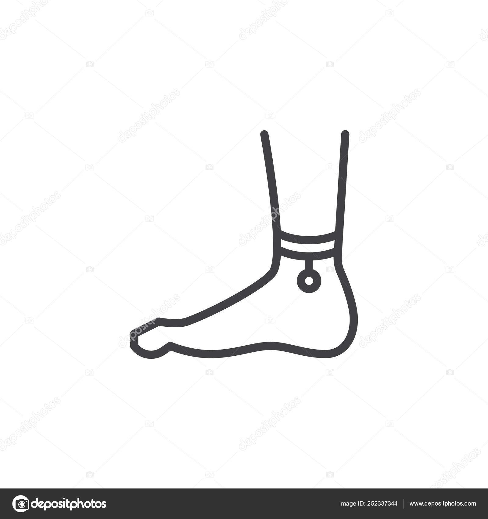 Tobillera imágenes stock de arte | Depositphotos