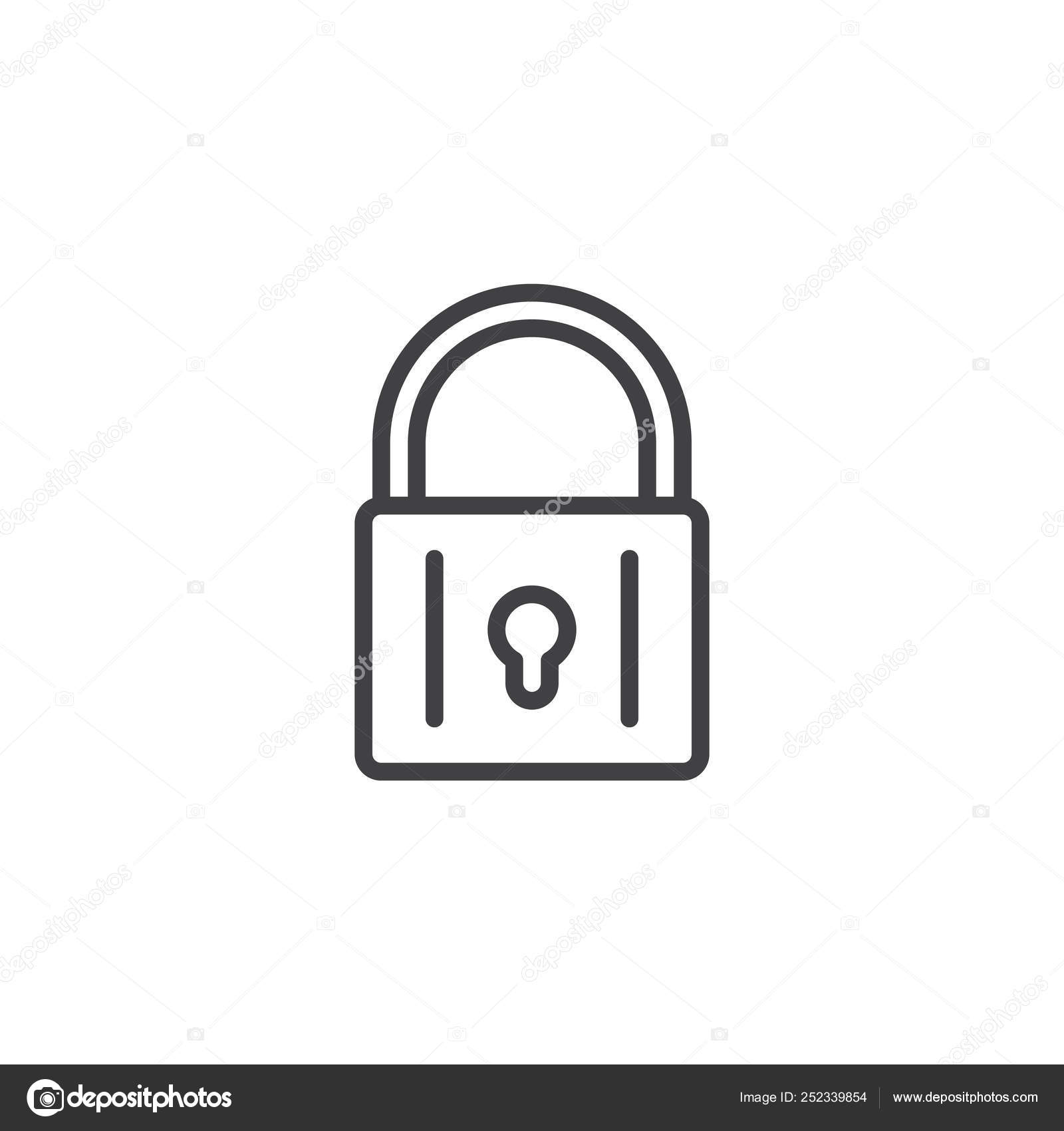 Cadenas Icone Contour Cadenas Image Vectorielle Par Avicons C Illustration Cadenas Icone Contour Cadenas Image Vectorielle Par Avicons C Illustration