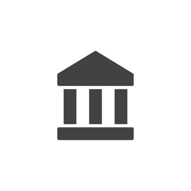 Banka oluşturma vektör simgesi