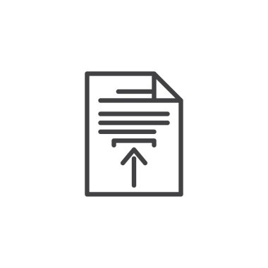 Dosya belge anahat simgesini yüklemek