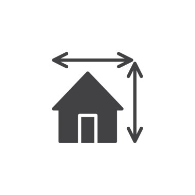 ev planı vektör simgesi