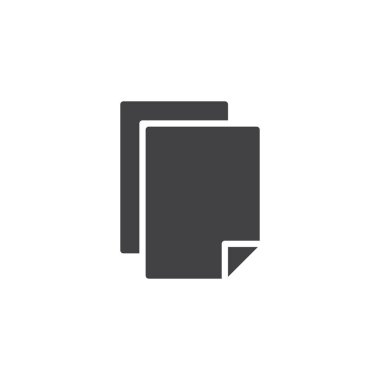 Dosya belgeleri vektör simgesi