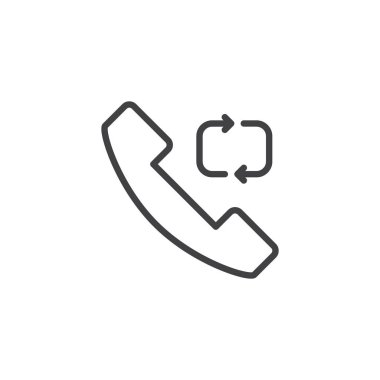 Telefon tekrar anahat simgesini